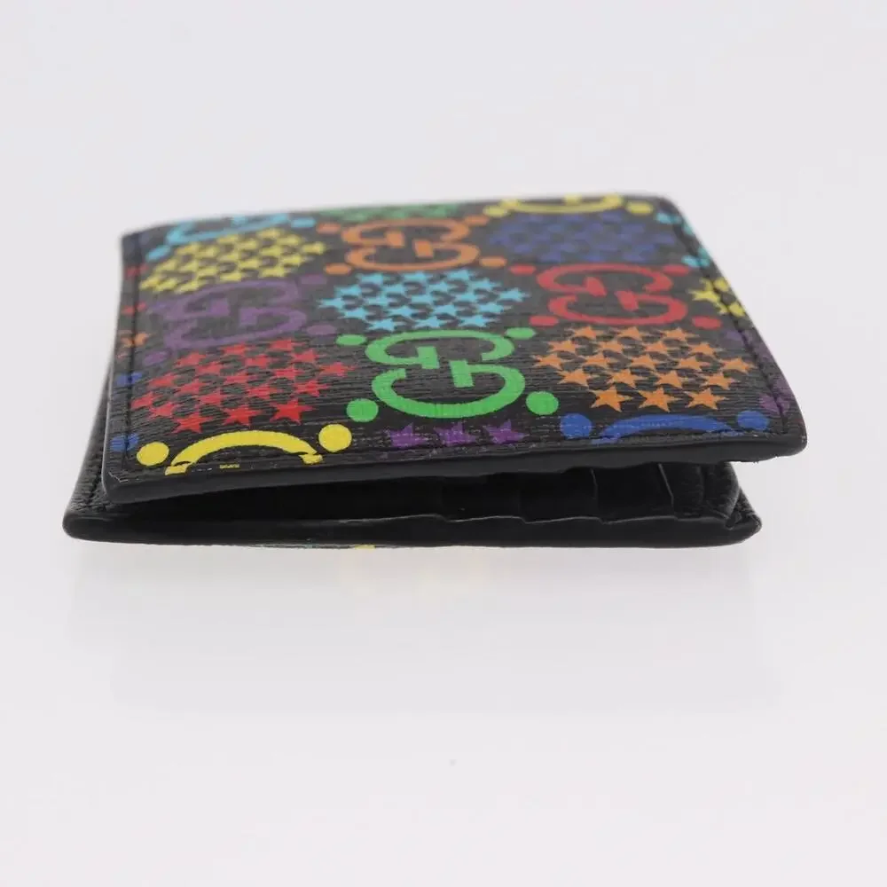 Gucci GG Supreme Monogram Psychedelic Men's Bi-Fold Wallet
